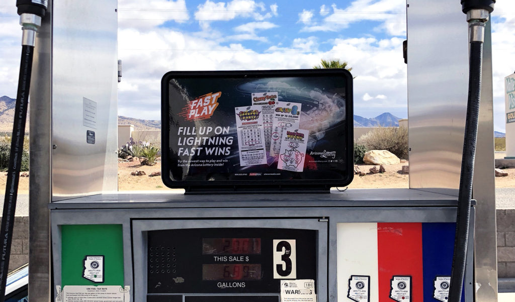 gas station advertising